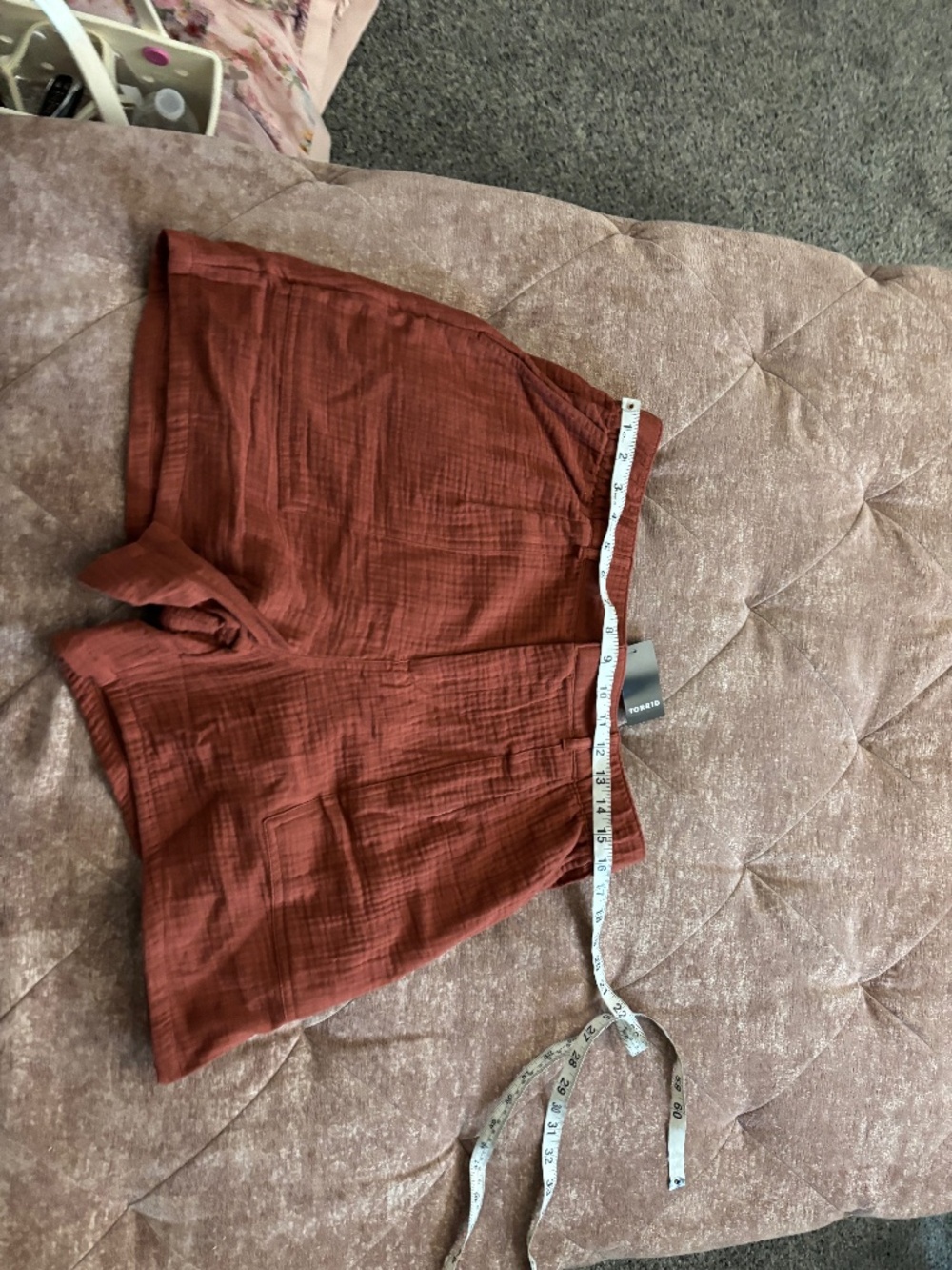 Torrid rust orange shorts 10 nwt